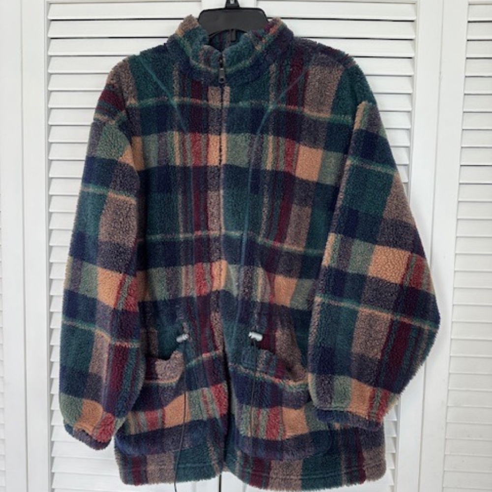 WOMEN'S VINTAGE COLDWATER CREEK  JACKET WITH FRONT ZIPPER, SIZE SMALL